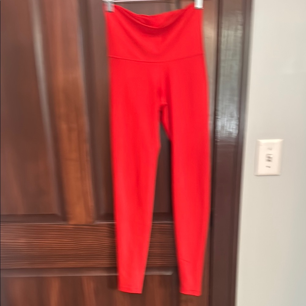 Old Navy Red Active Leggings & Strappy Tank Set - Picture 4 of 7